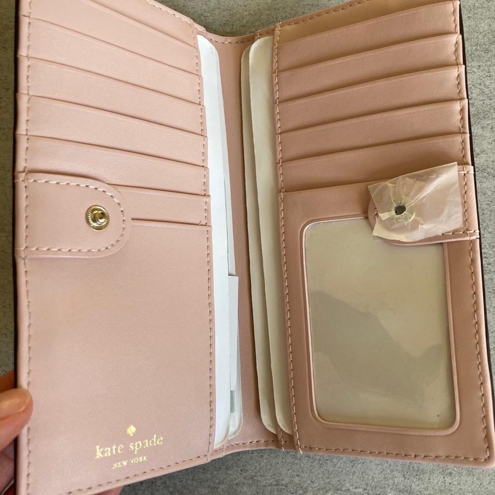 NWT KATE SPADE varmvellum Pershing street wallet - Picture 5 of 12